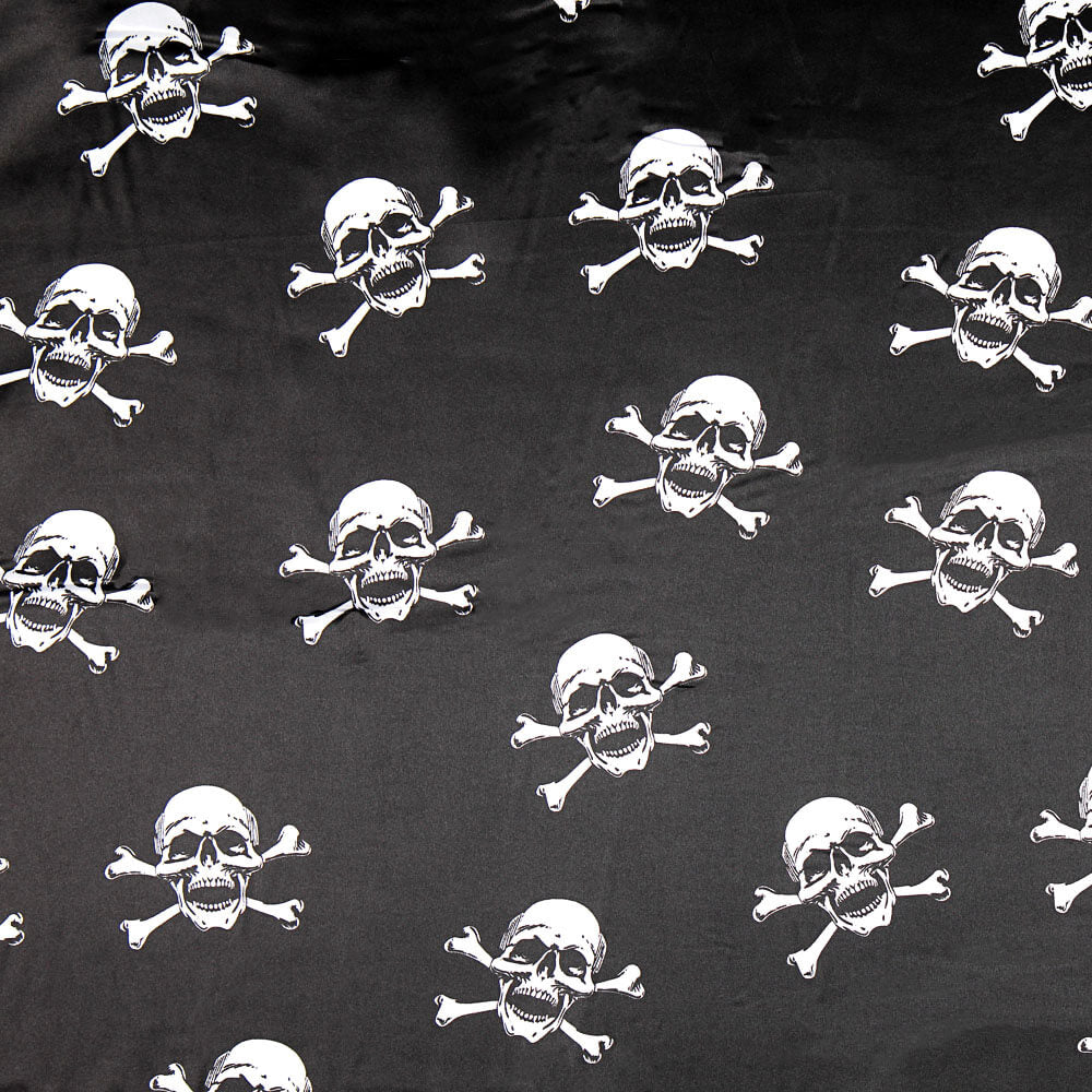 Cetim Carnaval Pirata Branco - Ribes y Casals