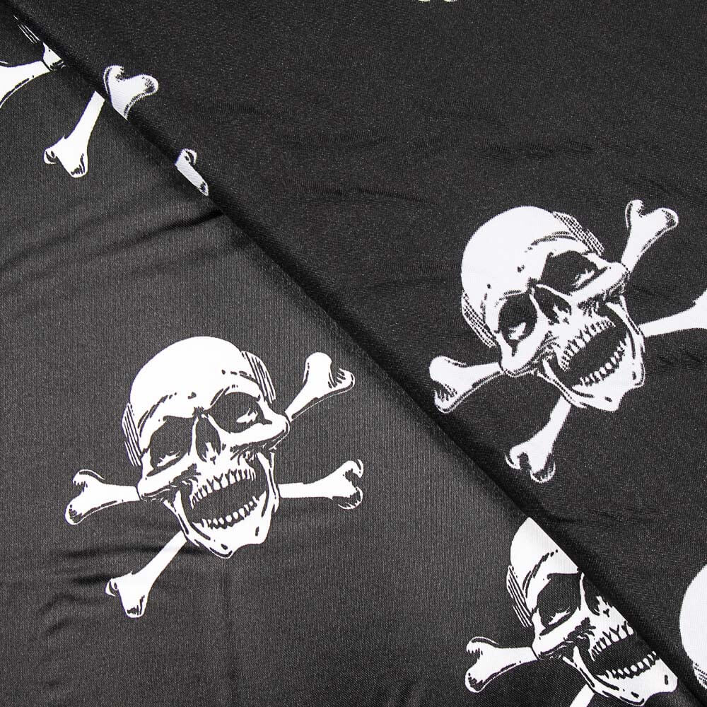 Cetim Carnaval Pirata Branco - Ribes y Casals