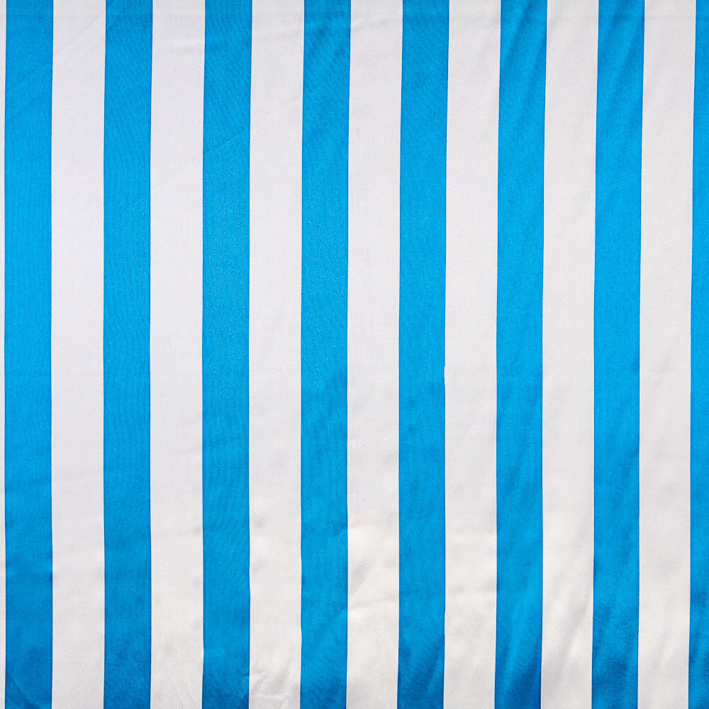 Cetim Carnaval Riscas Azul - Ribes y Casals