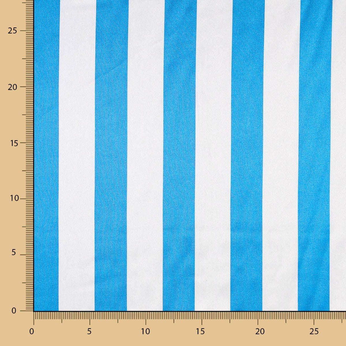 Cetim Carnaval Riscas Azul - Ribes y Casals