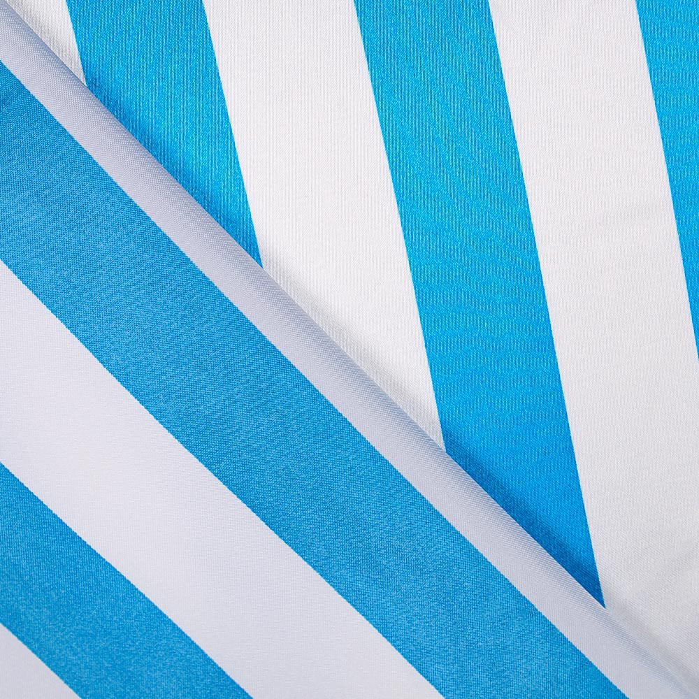 Cetim Carnaval Riscas Azul - Ribes y Casals