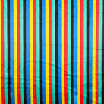 Cetim Carnaval Riscas Multicoloridas - Ribes y Casals