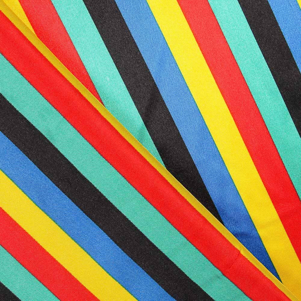 Cetim Carnaval Riscas Multicoloridas - Ribes y Casals