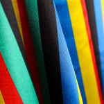 Cetim Carnaval Riscas Multicoloridas - Ribes y Casals