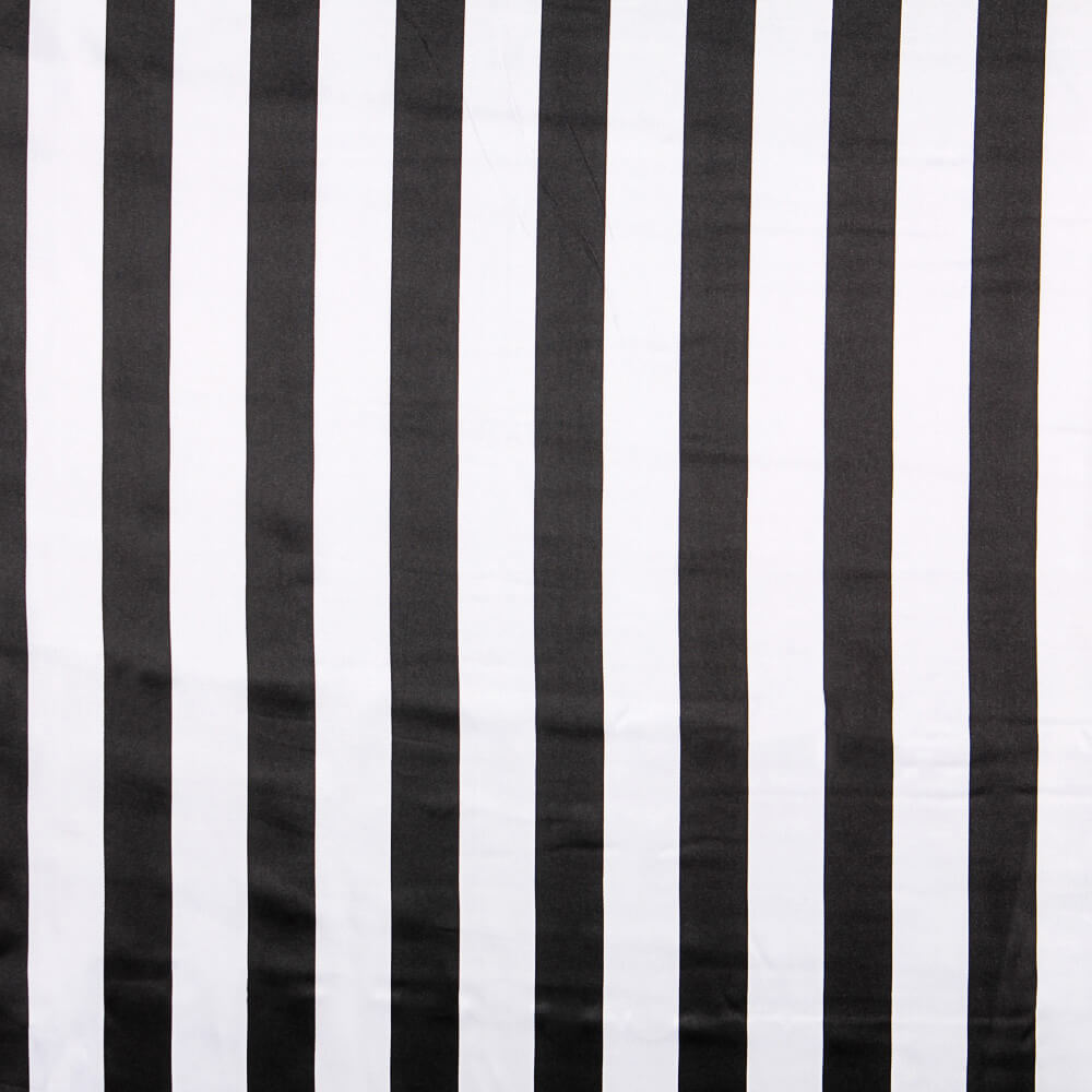 Cetim Carnaval Riscas Preto - Ribes y Casals