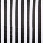 Retal Raso Carnaval Rayas Negro 150x140 cm - Ribes y Casals