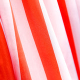 Cetim Carnaval Riscas Vermelho - Ribes y Casals