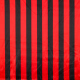 Cetim Carnaval Riscas Vermelho Preto - Ribes y Casals