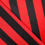 Cetim Carnaval Riscas Vermelho Preto - Ribes y Casals