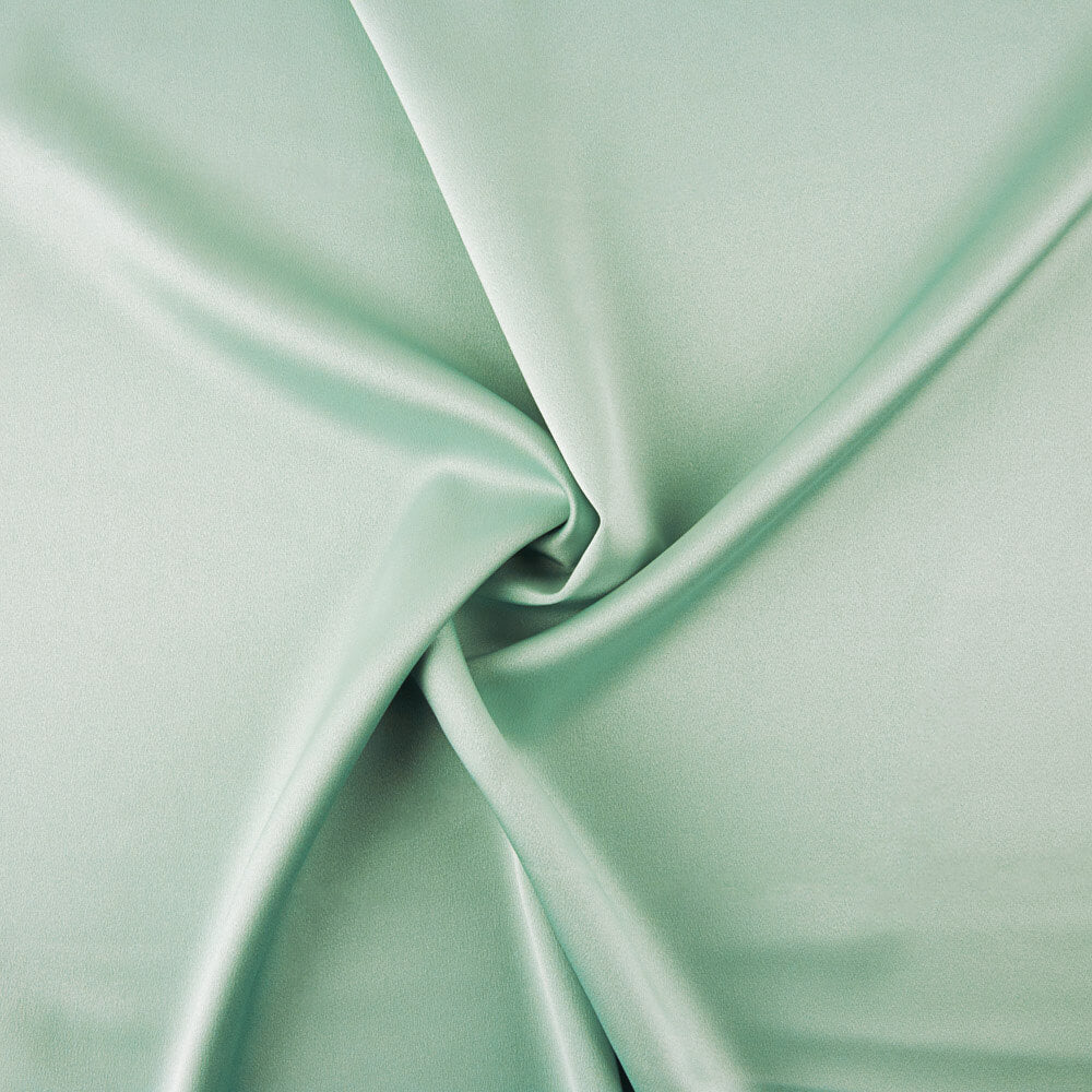 Retal Raso Spandex Fiesta Verde Bruma 190x150 cm - Ribes y Casals