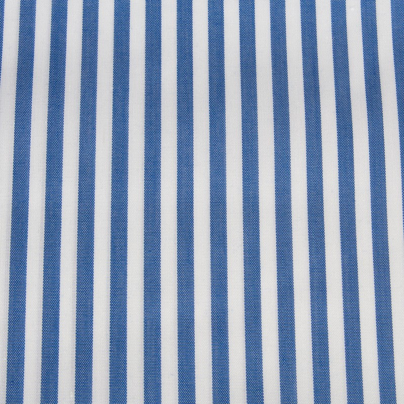 Tecido Listrado Vichy Azul 6mm - Ribes y Casals