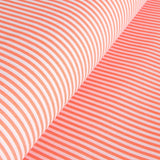 Tecido Listrado Vichy Laranha 3mm - Ribes y Casals