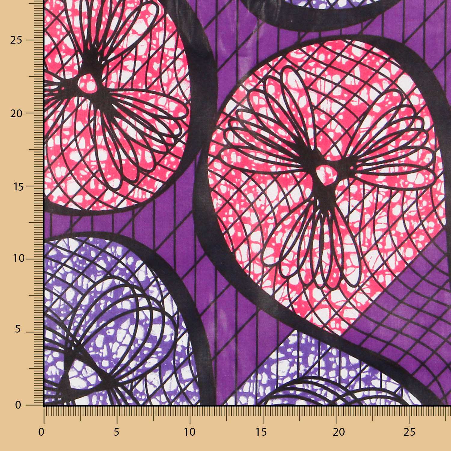 Tecido Africano Wax Costa Marfim - Ribes y Casals