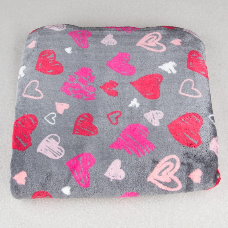 Retal Minky Corações Fúcsia - Ribes y Casals