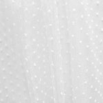 Tecido de Organza Plumeti Branco - Ribes y Casals