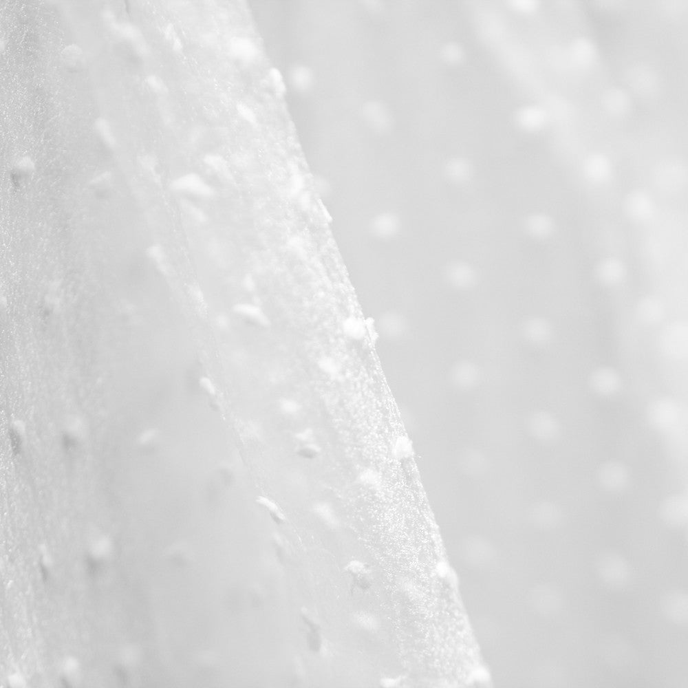 Tecido de Organza Plumeti Branco - Ribes y Casals