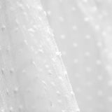 Tecido de Organza Plumeti Branco - Ribes y Casals