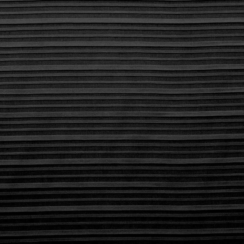 Tela Plisada Algodón Negra - Ribes y Casals