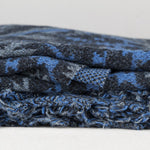Retal Poncho Azteca Azul 150x150cm - Ribes y Casals