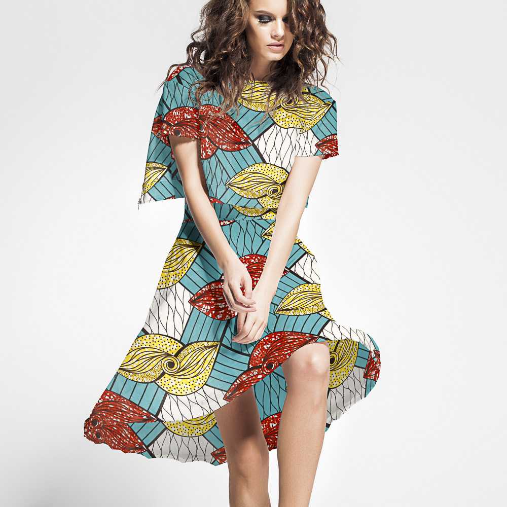 Tecido Africano Wax Tanzania - Ribes y Casals