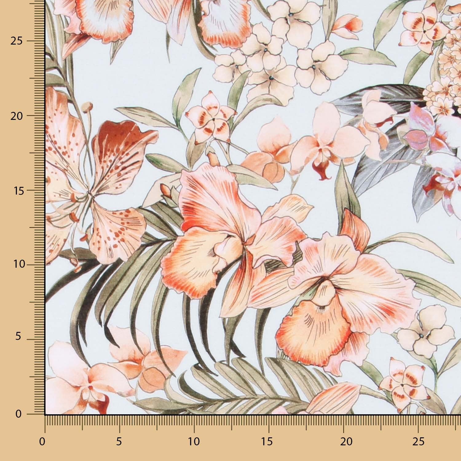 Viscose Tropical Celeste - Ribes y Casals