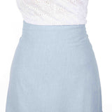 Retal Denim Camisería Azul Claro 90x150 cm - Ribes y Casals