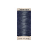 Linha para acolchoar e patchwork Gütermann 200 m cinza chumbo 5114 - Ribes y Casals
