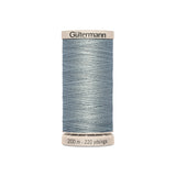 Linha para acolchoar e patchwork Gütermann 200 m cinza prateado 6506 - Ribes y Casals