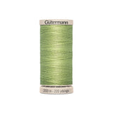 Linha para acolchoar e patchwork Gütermann 200 m verde-limão suave 9837 - Ribes y Casals