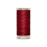 Linha para acolchoar e patchwork Gütermann 200 m Vermelho Cereja 2453 - Ribes y Casals