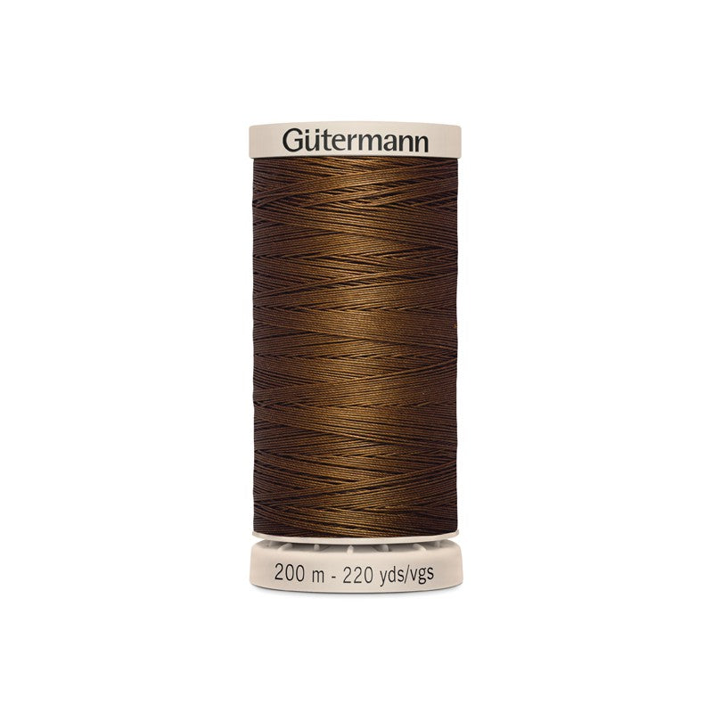 Linha para acolchoar e patchwork Gütermann 200 m castanho 1633 - Ribes y Casals