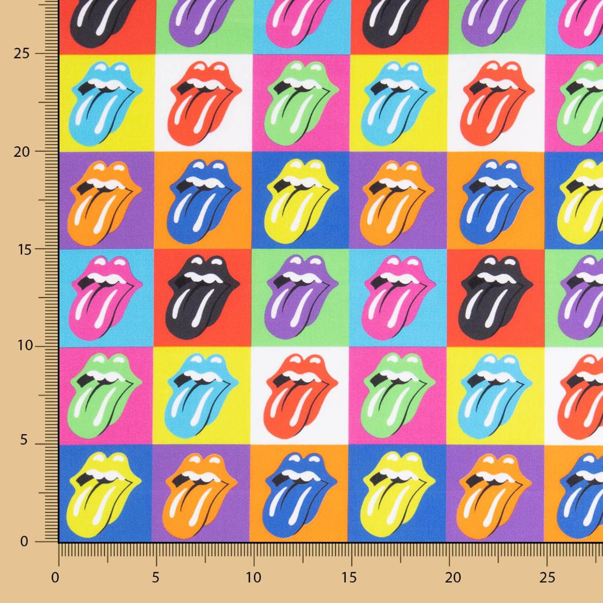 Popeline  Algodão Rolling Pop Art - Ribes y Casals