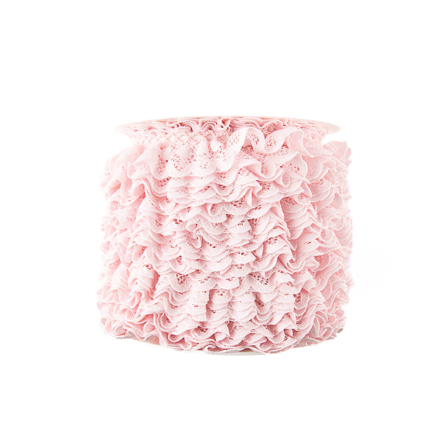 Fita de Renda Rosa Suave 22 mm - Ribes y Casals