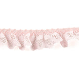 Fita de Renda Rosa Suave 22 mm - Ribes y Casals