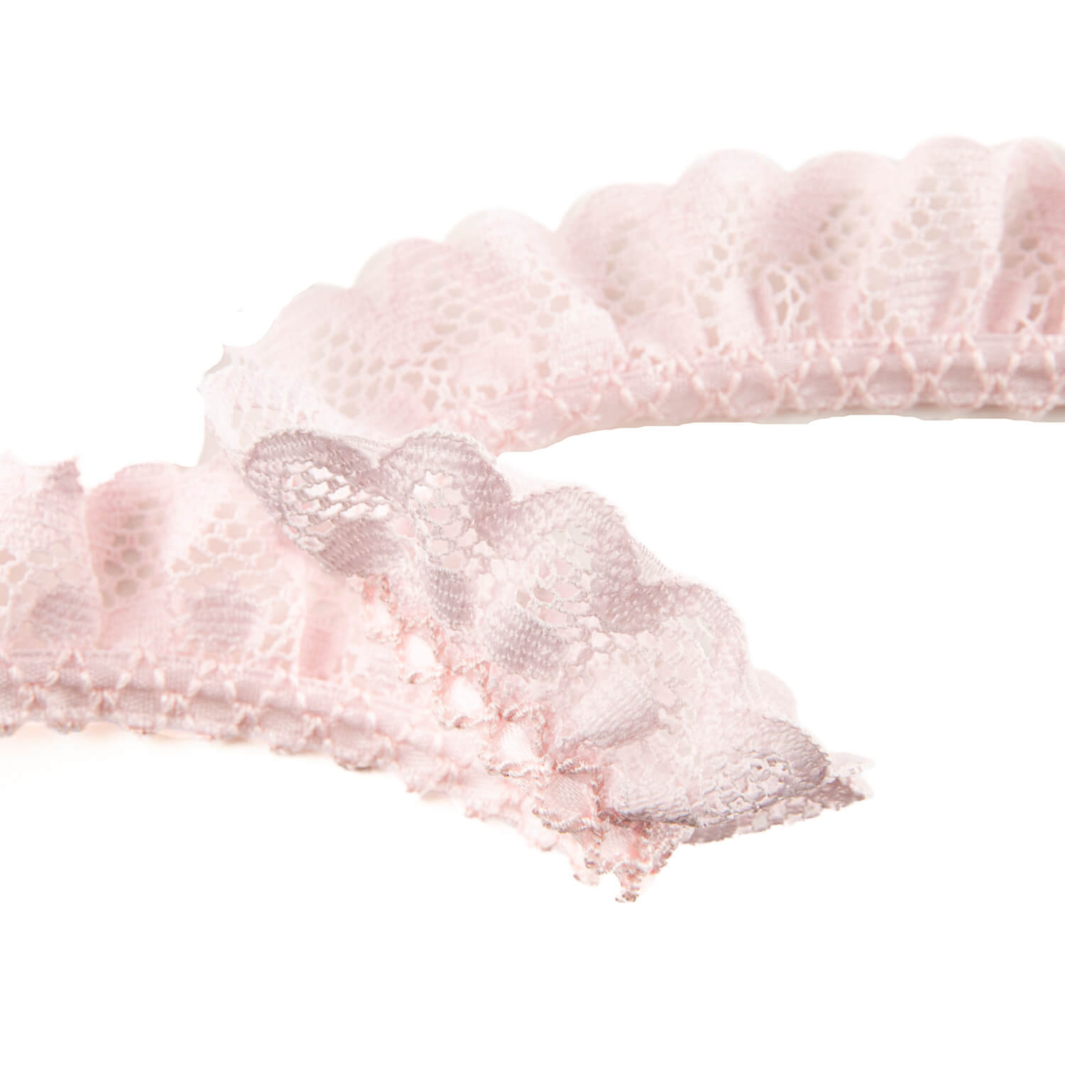 Fita de Renda Rosa Suave 22 mm - Ribes y Casals