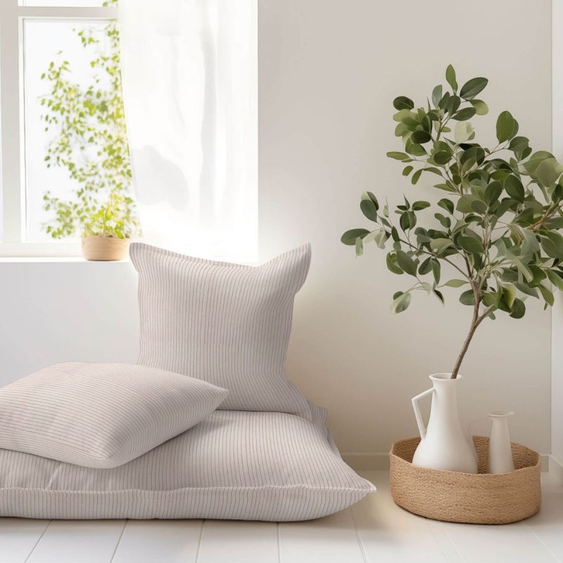 Confecção de conjunto de almofadas de veludo cotelê - Ribes y Casals