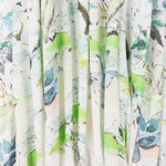 Viscose Faixas Florais Preta - Ribes y Casals