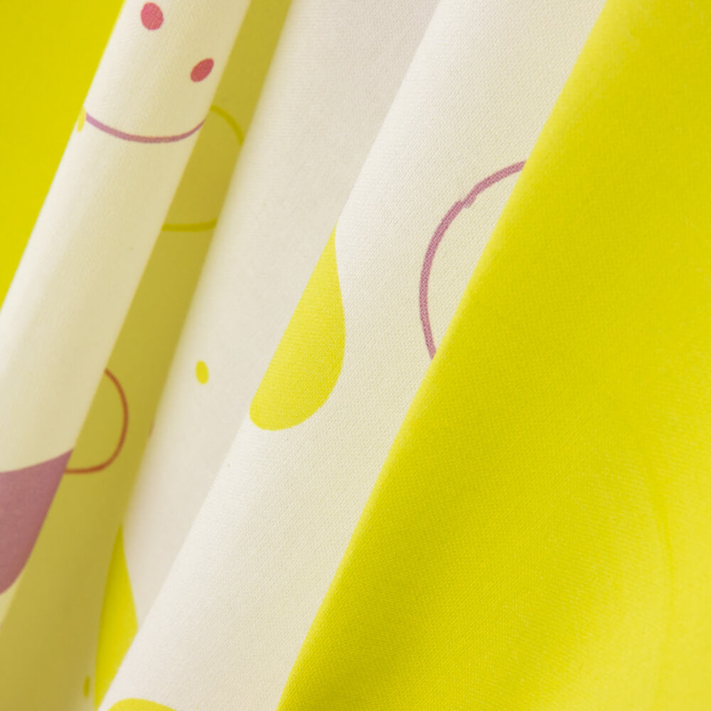 Toalha de Algodão Estampado Círculos - Ribes y Casals