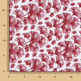 Lençol Estampado Dente de Leão Grená - Ribes y Casals