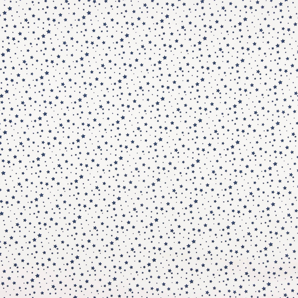 Lençol Com Estampado Estrelas Azuis - Ribes y Casals