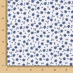 Lençol Estampado Florzinha Marinho - Ribes y Casals