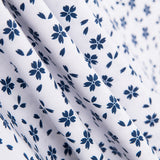 Lençol Estampado Florzinha Marinho - Ribes y Casals