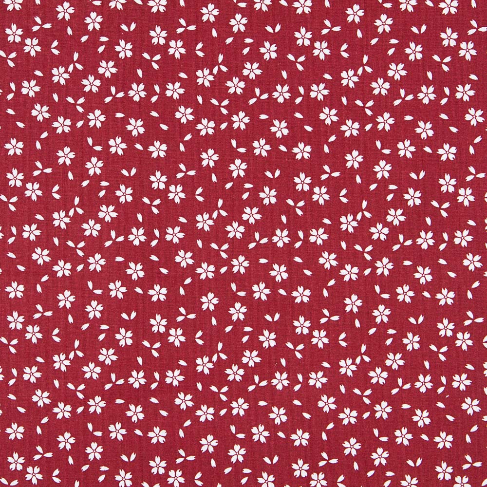 Lençol Estampado Flor Fundo Grená - Ribes y Casals