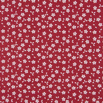 Lençol Estampado Flor Fundo Grená - Ribes y Casals
