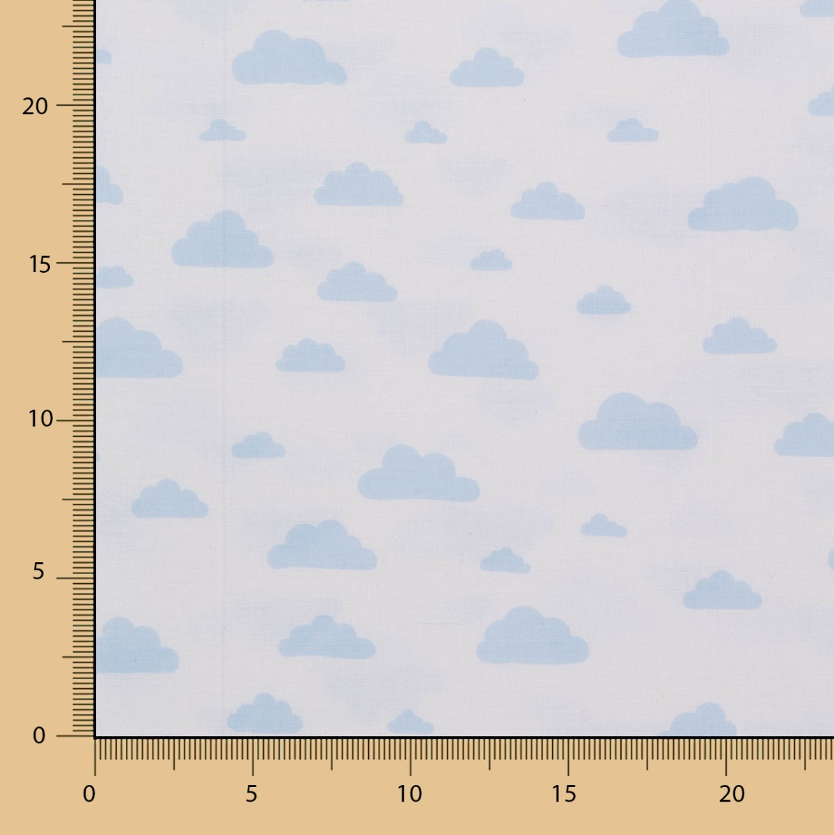 Lençol Estampado Nuvéns Azul - Ribes y Casals