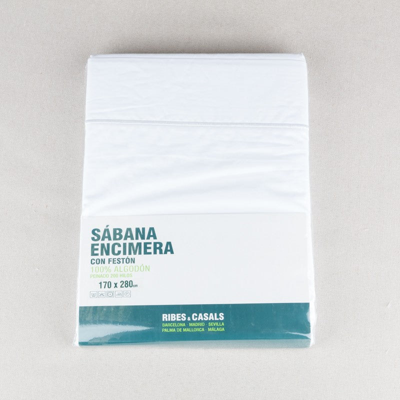 Sábana Encimera Algodão 170x280cm - Ribes y Casals