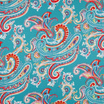 Sarja Elástica Paisley Azul - Ribes y Casals