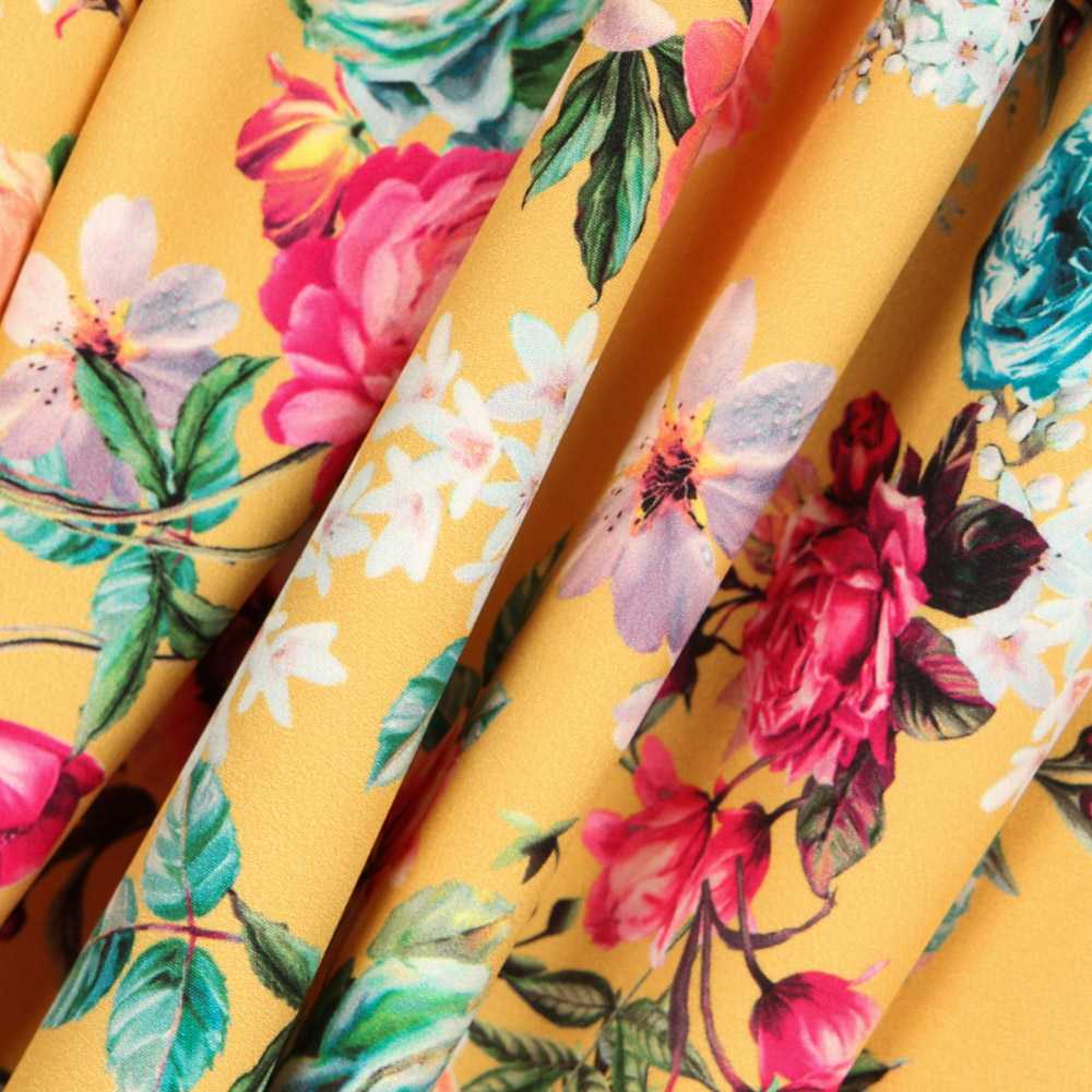 Sarja Elástica Cravos Amarelo - Ribes y Casals