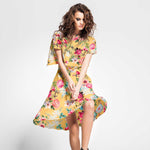 Sarja Elástica Cravos Amarelo - Ribes y Casals