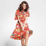 Sarja Elástica Cravos Vermelho - Ribes y Casals